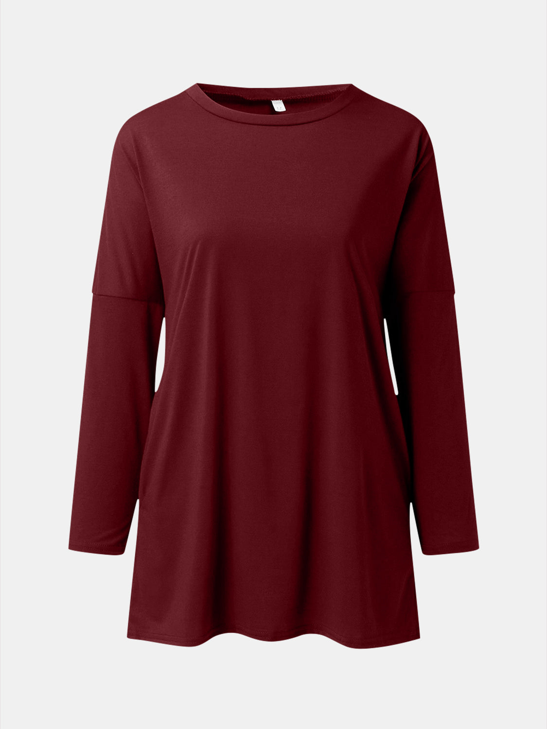 Full Size Round Neck Long Sleeve T-Shirt