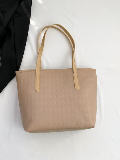 PU Leather Large Tote Bag