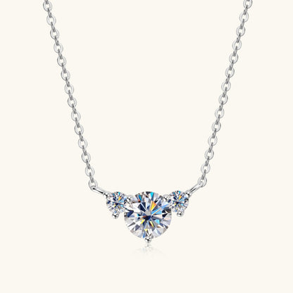 1.2 Carat Moissanite 925 Sterling Silver Necklace