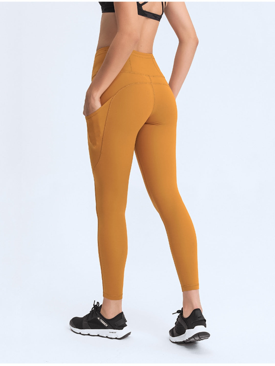 Millennia Wide Waistband Leggings with Pockets