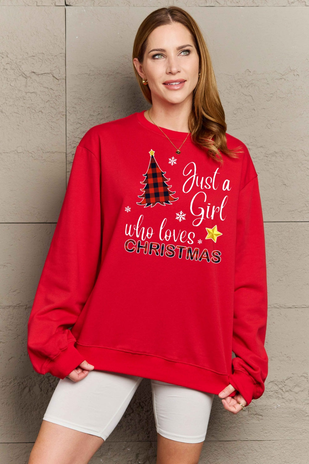 Simply Love Full Size Graphic Sweatshirt