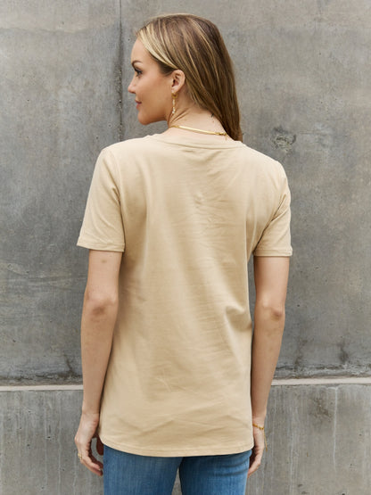 Full Size Round Neck Short Sleeve T-Shirt