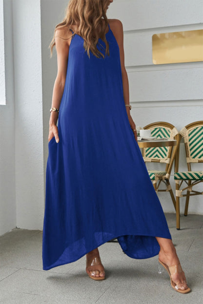 Devine Spaghetti Strap Maxi Dress