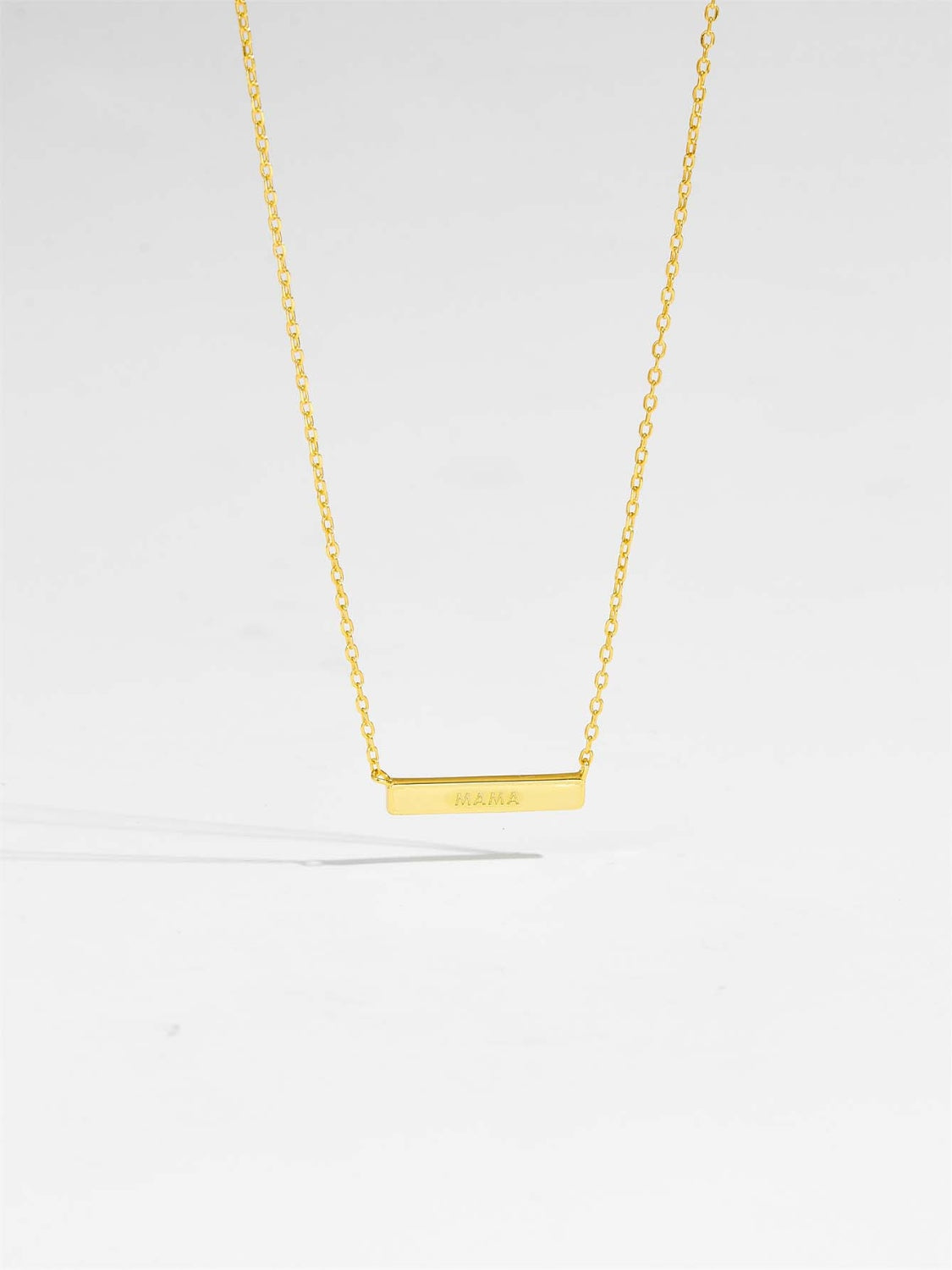 925 Sterling Silver Bar Necklace