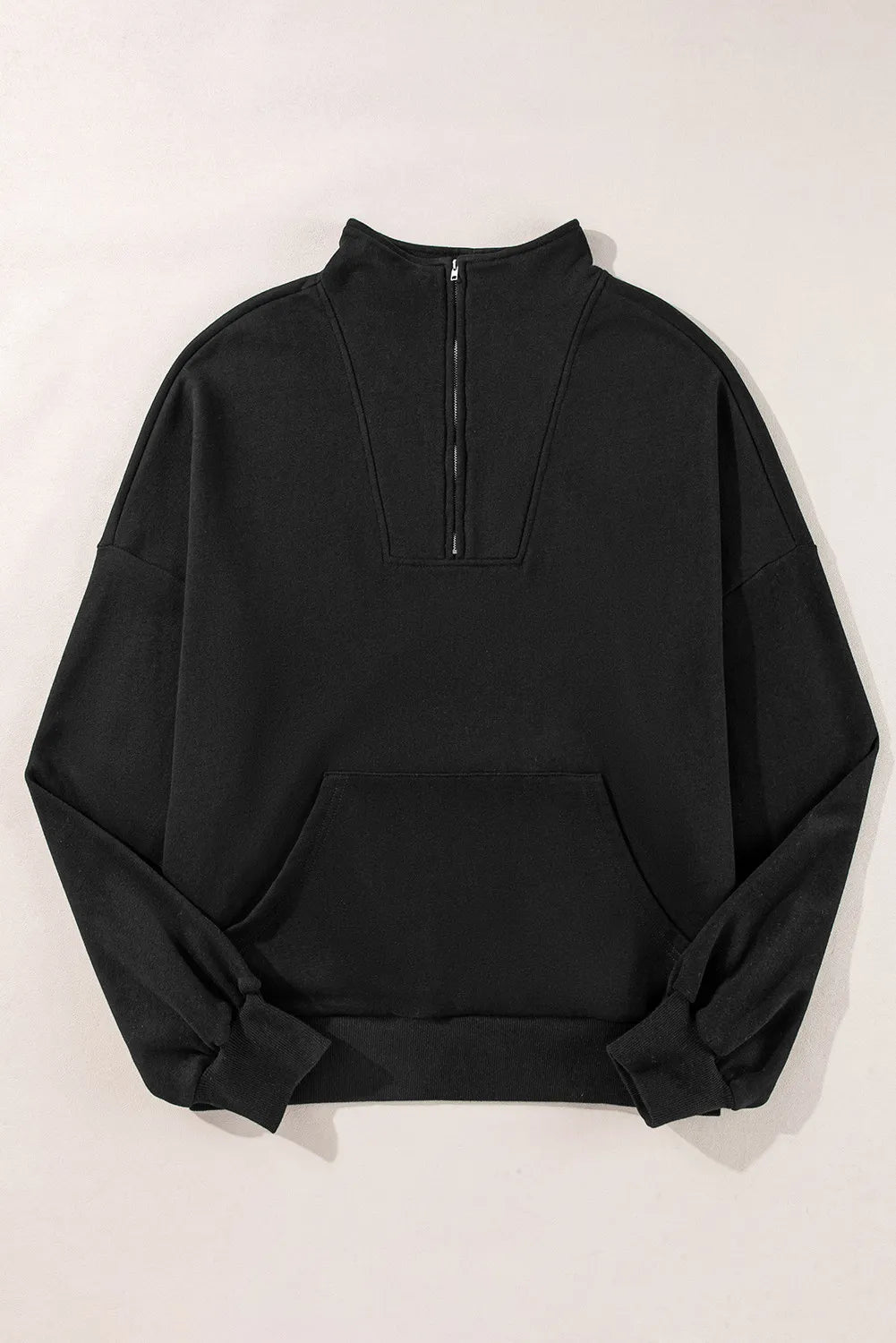 Half Zip Long Sleeve Sweatshirt