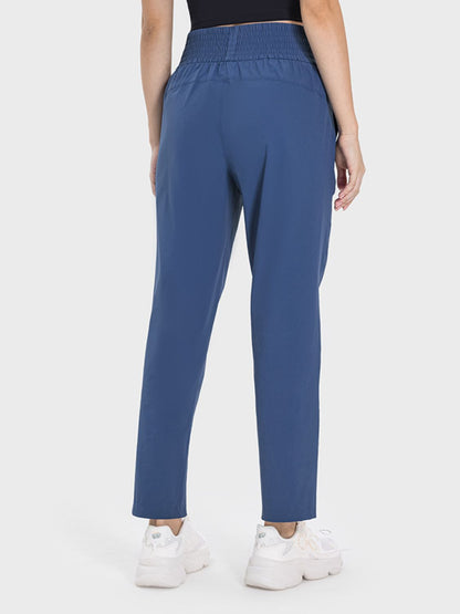 Millennia Pocketed High Waist Active Pants