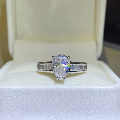 3 Carat Moissanite 925 Sterling Silver Ring