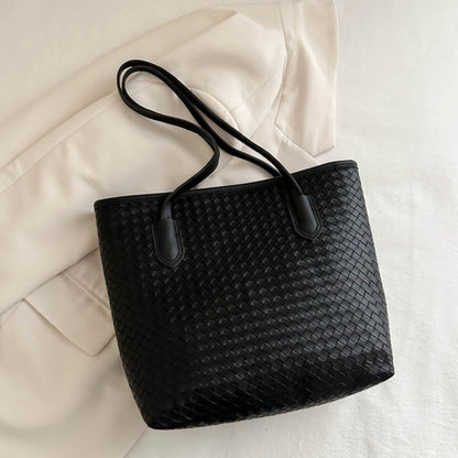 Textured PU Leather Handbag