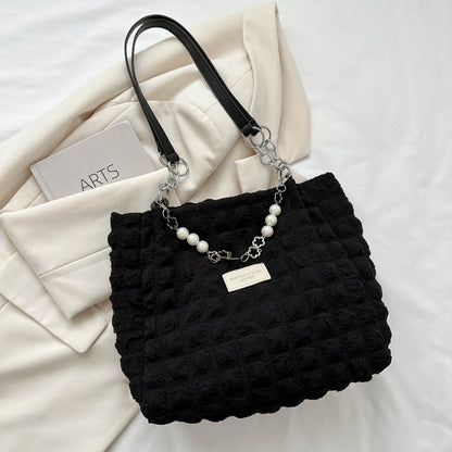 Cloud Puffy Polyester Tote Bag