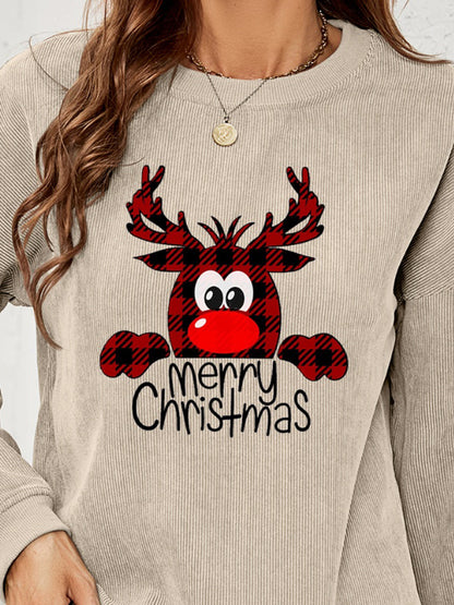 MERRY CHRISTMAS Graphic Sweatshirt