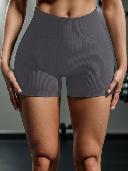 High Waist Active Shorts