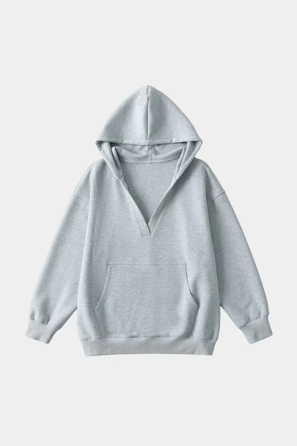 Basic Bae Air Scuba Kangaroo Pocket Long Sleeve Hoodie